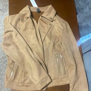 Brand new faux suede jacket